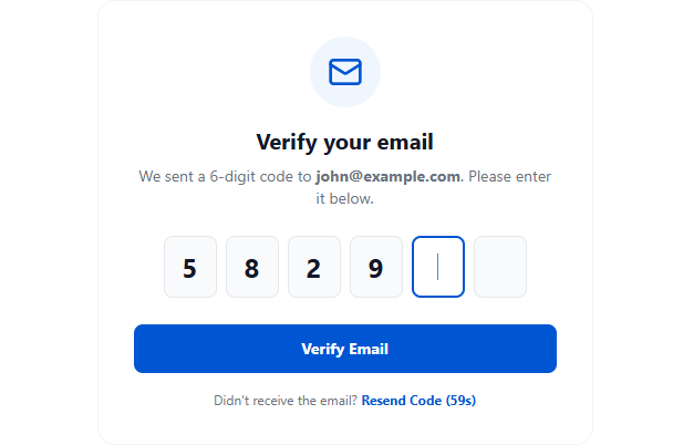 OTP-Based Email Verification