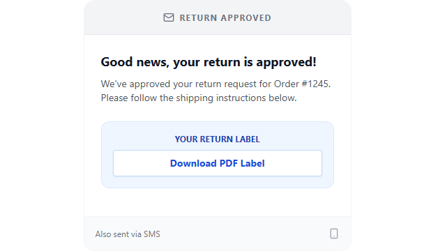 Automated Email & SMS Notifications