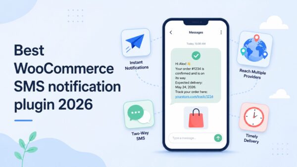 Best WooCommerce SMS notification plugin in 2026