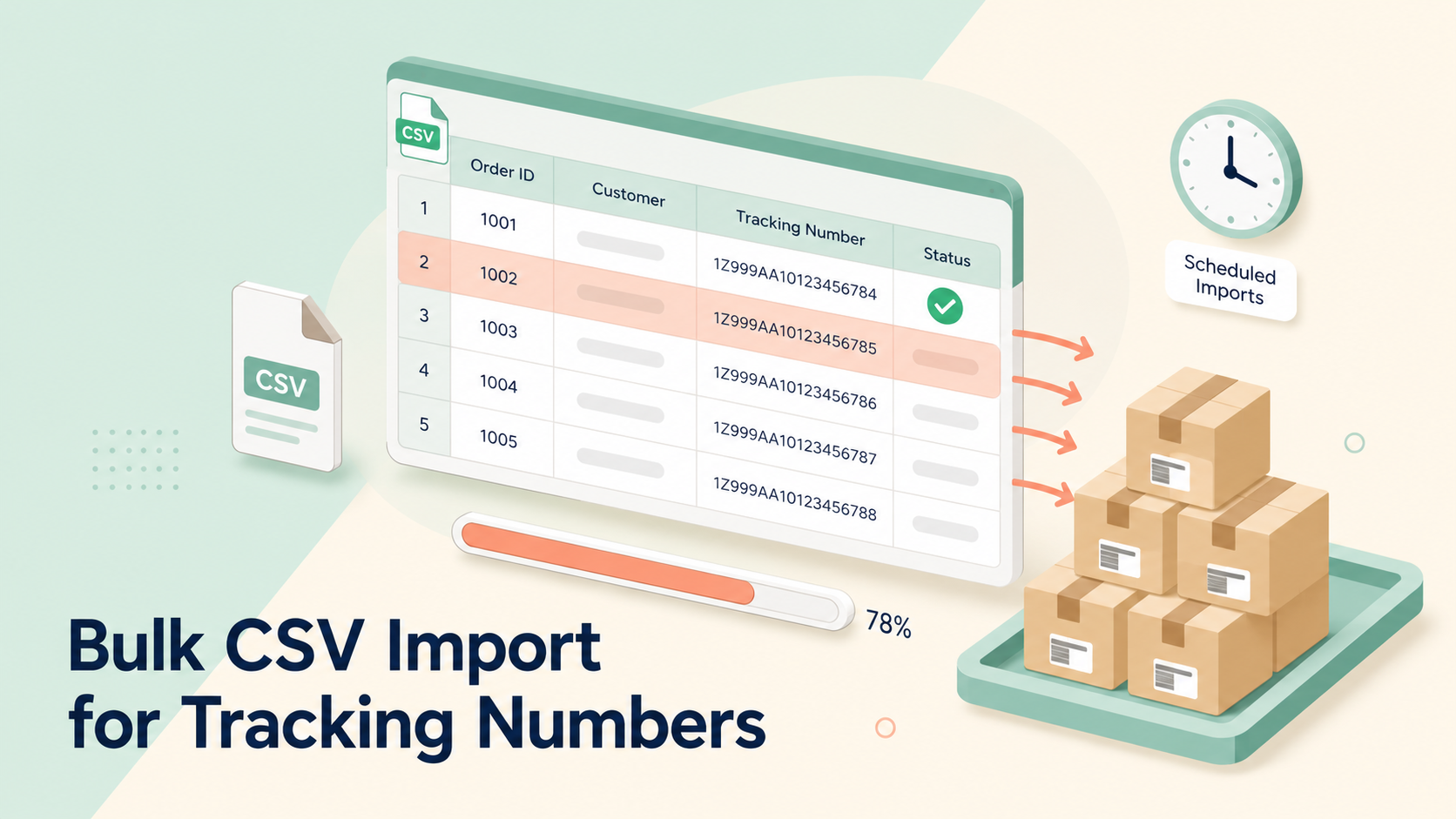How to bulk import tracking numbers in WooCommerce with AST PRO