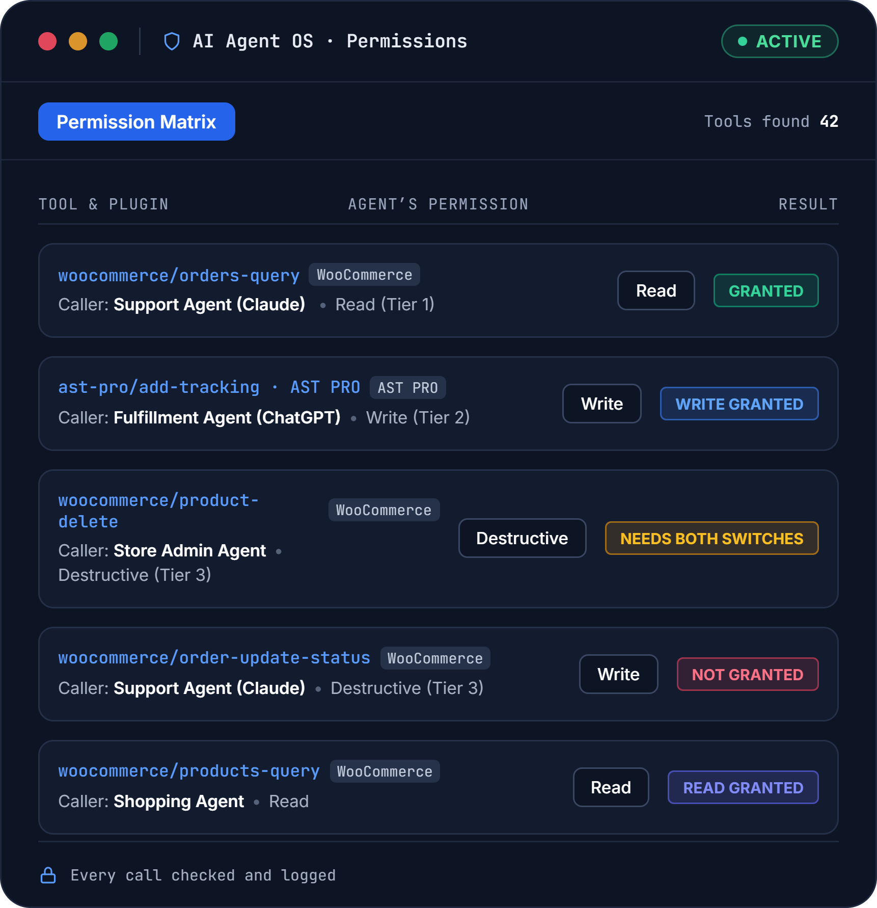 AI Agent OS MCP Governance Layer